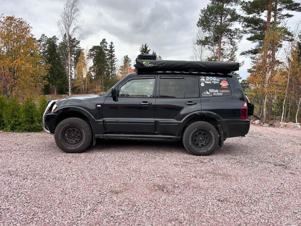 En Mitsubishi Pajero som blivit 80mm&nbsp;högre